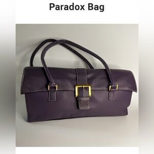 Paradox Leather Purple Bag